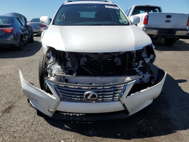 2T2BC1BA1FC010235 - 2015 LEXUS RX 450H WHITE photo 9