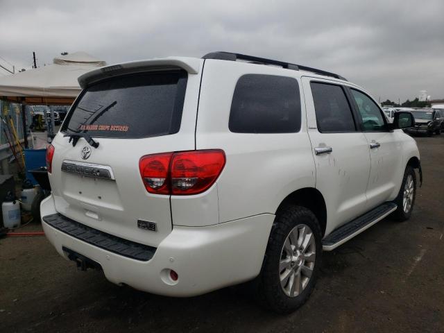 5TDDY5G12ES102099 - 2014 TOYOTA SEQUOIA PL WHITE photo 4