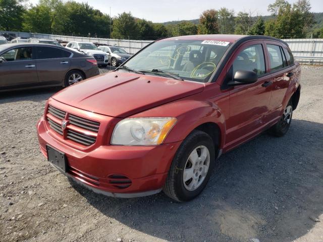 1B3HB28B67D376656 - 2007 DODGE CALIBER RED photo 2