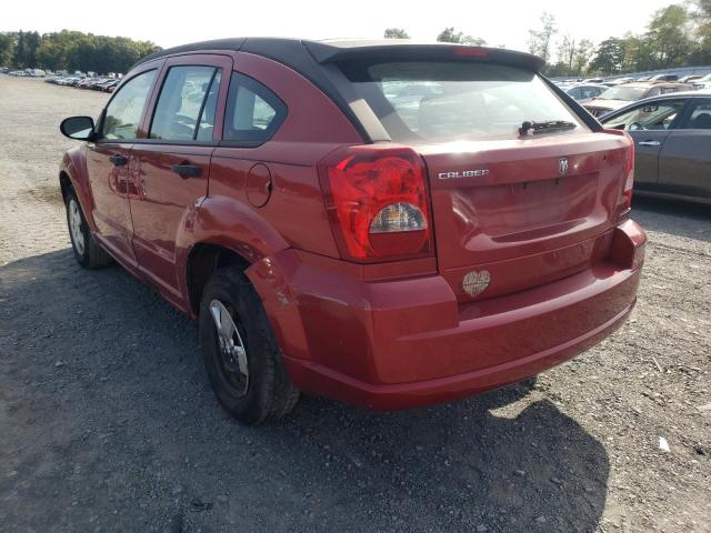 1B3HB28B67D376656 - 2007 DODGE CALIBER RED photo 3