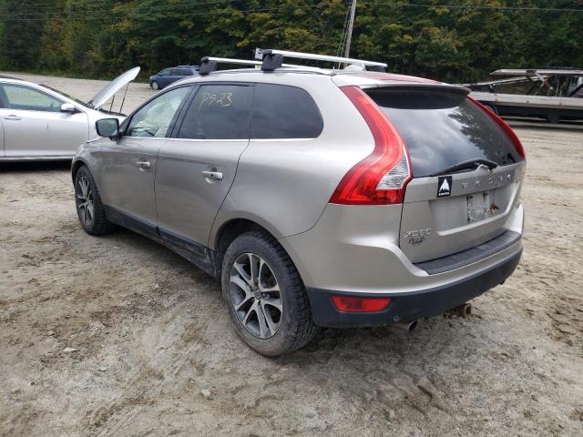 YV4902DZXC2316409 - 2012 VOLVO XC60 T6 SILVER photo 3