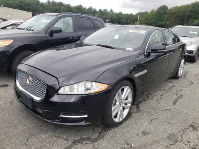 SAJWJ2GD5E8V62496 - 2014 JAGUAR XJL PORTFO BLACK photo 2