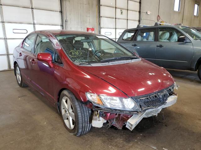 2HGFA16689H500202 - 2009 HONDA CIVIC LX-S Tünd qırmızı foto 1