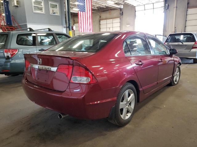 2HGFA16689H500202 - 2009 HONDA CIVIC LX-S MAROON photo 4