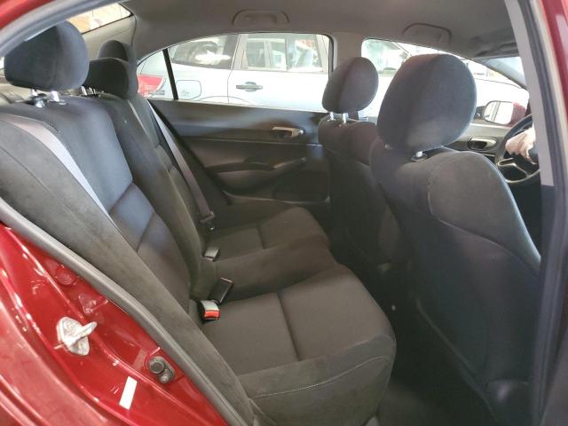 2HGFA16689H500202 - 2009 HONDA CIVIC LX-S Tünd qırmızı foto 6