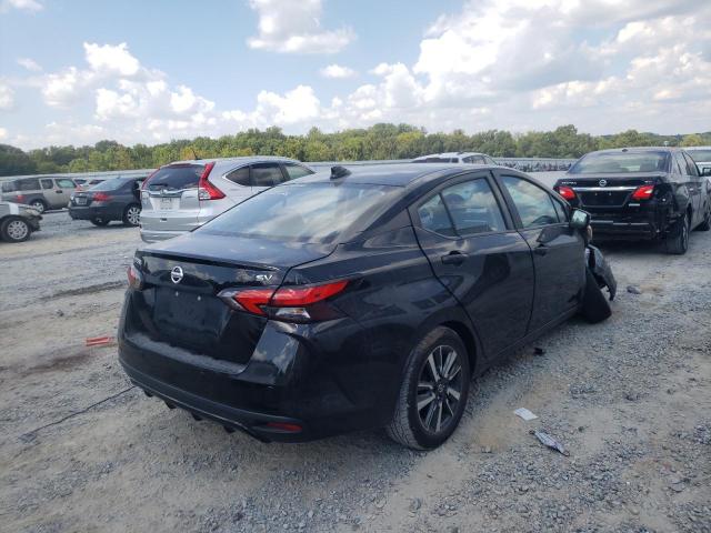 3N1CN8EV6ML865648 - 2021 NISSAN VERSA SV BLACK photo 4