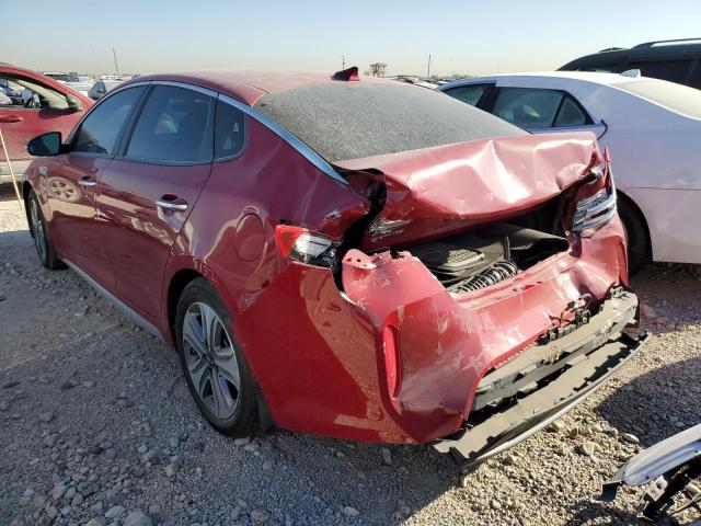 KNAGU4LC3H5004488 - 2017 KIA OPTIMA HYB RED photo 3