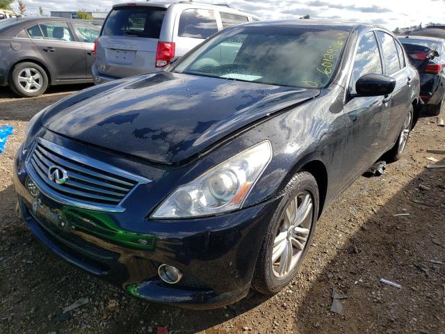 JN1CV6AR2DM758132 - 2013 INFINITI G37 BLACK photo 2