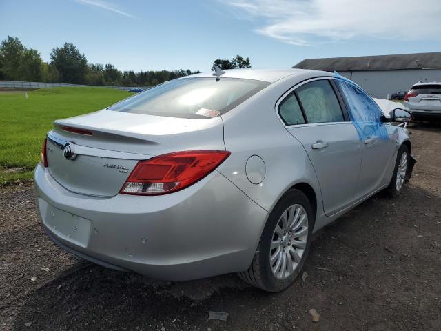 W04GS5EC5B1011897 - 2011 BUICK REGAL CXL SILVER photo 4