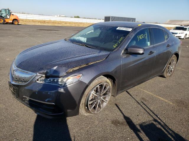19UUB2F56HA001753 - 2017 ACURA TLX TECH GRAY photo 2