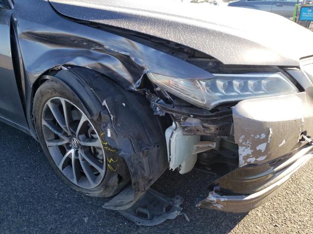 19UUB2F56HA001753 - 2017 ACURA TLX TECH GRAY photo 9