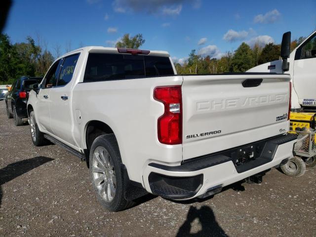 3GCUYHED4MG205844 - 2021 CHEVROLET 1500 SILVE WHITE photo 3