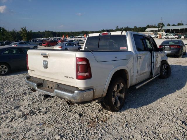 1C6SRFJT5KN774879 - 2019 RAM 1500 LARAM WHITE photo 4