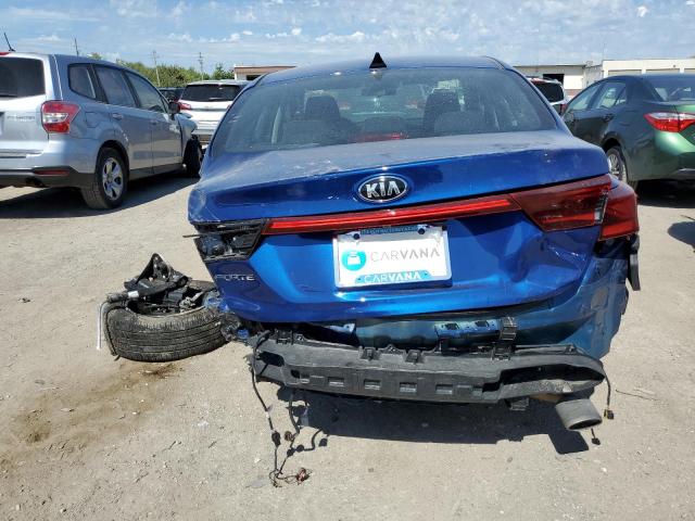 3KPF24AD9ME338037 - 2021 KIA FORTE FE BLUE photo 9