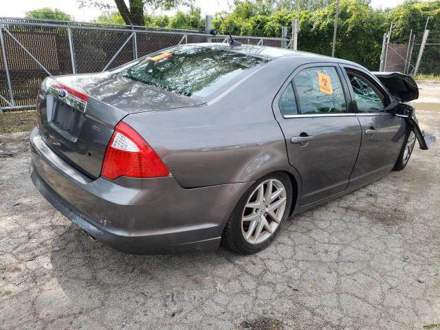 3FAHP0JA5BR104224 - 2011 FORD FUSION SEL GRAY photo 4