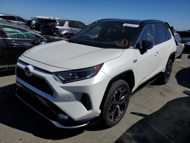 JTMFB3FV5MD046558 - 2021 TOYOTA RAV4 PRIME WHITE photo 2