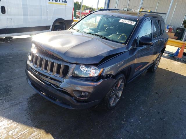 1C4NJCBB6HD134762 - 2017 JEEP COMPASS SP GRAY photo 2