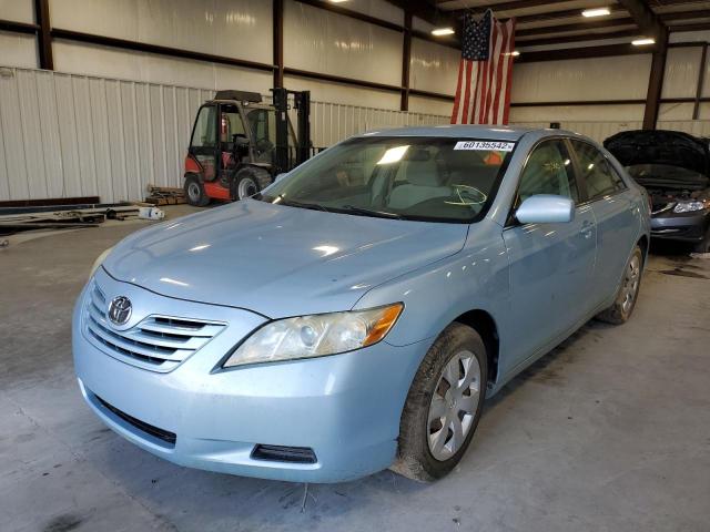 4T1BE46K37U571328 - 2007 TOYOTA CAMRY CE BLUE photo 2