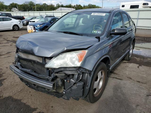 5J6RE4H3XAL021141 - 2010 HONDA CR-V LX GRAY photo 2