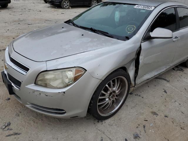 1G1ZH57B49F142455 - 2009 CHEVROLET MALIBU 1LT Gümüş fotoğraf 9