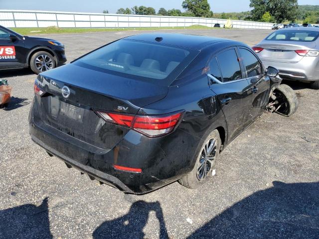 3N1AB8CV9MY223043 - 2021 NISSAN SENTRA SV BLACK photo 4