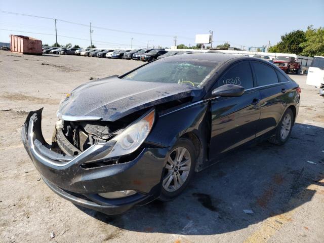 5NPEB4AC2DH505871 - 2013 HYUNDAI SONATA GLS BLACK photo 2