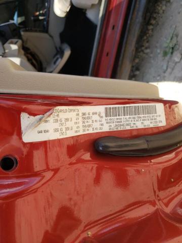 1J8HG58N46C189652 - 2006 JEEP COMMANDER 红色 照片 10