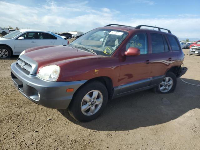 KM8SC13D35U855534 - 2005 HYUNDAI SANTA FE RED photo 2