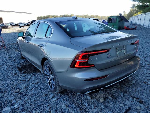 7JRA22TL3KG013496 - 2019 VOLVO S60 T6 INS GRAY photo 3