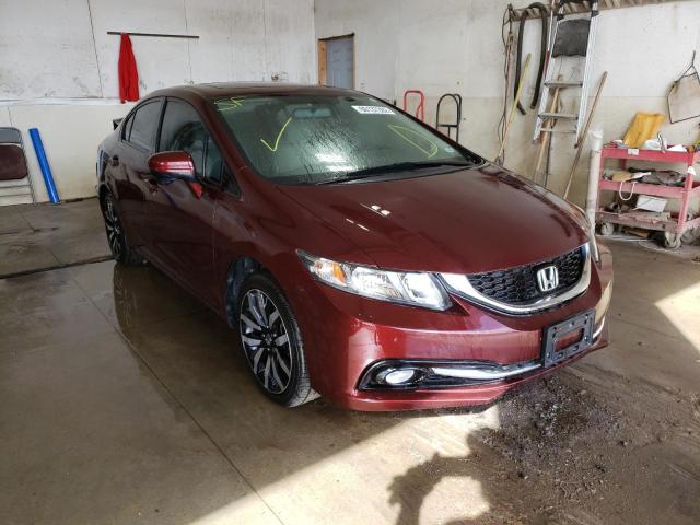 19XFB2F92FE089074 - 2015 HONDA CIVIC EXL Bordo foto 1