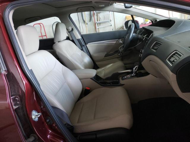 19XFB2F92FE089074 - 2015 HONDA CIVIC EXL Bordo foto 5