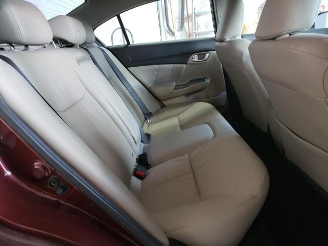 19XFB2F92FE089074 - 2015 HONDA CIVIC EXL Bordo foto 6