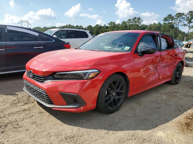 2HGFE2F57NH504172 - 2022 HONDA CIVIC SPOR RED photo 2