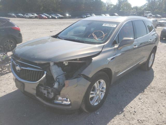 5GAERBKWXJJ174647 - 2018 BUICK ENCLAVE ES GRAY photo 2