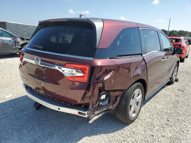 5FNRL6H78KB033545 - 2019 HONDA ODYSSEY EX MAROON photo 4