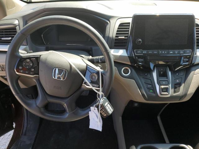 5FNRL6H78KB033545 - 2019 HONDA ODYSSEY EX MAROON photo 9