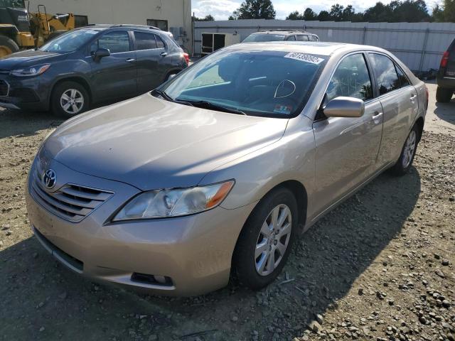 JTNBE46K573112856 - 2007 TOYOTA CAMRY CE TAN photo 2