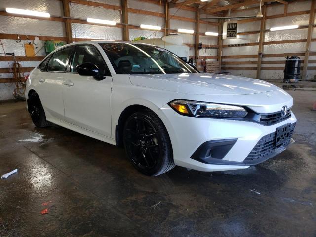 2HGFE2F53NH531823 - 2022 HONDA CIVIC SPOR WHITE photo 1