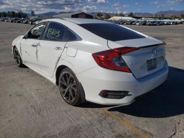2HGFC2F8XLH591952 - 2020 HONDA CIVIC SPOR 白色 照片 3