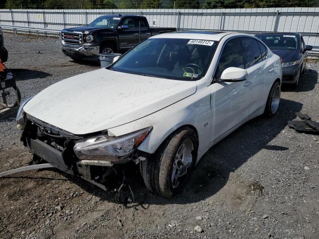 JN1EV7AP1JM363111 - 2018 INFINITI Q50 LUXE WHITE photo 2