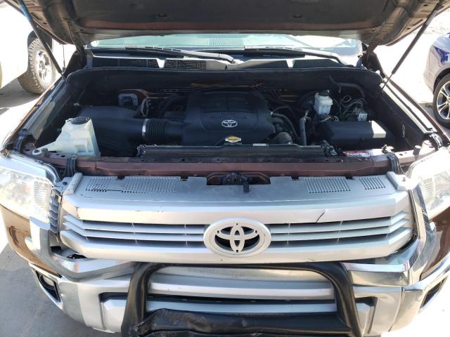 5TFGY5F13EX157377 - 2014 TOYOTA TUNDRA CRE BROWN photo 7