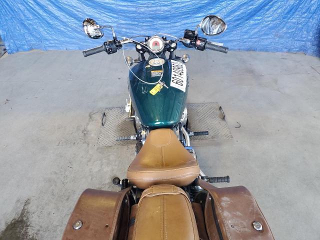 56KMSB005J3133158 - 2018 INDIAN MOTORCYCLE CO. SCOUT GREEN photo 5