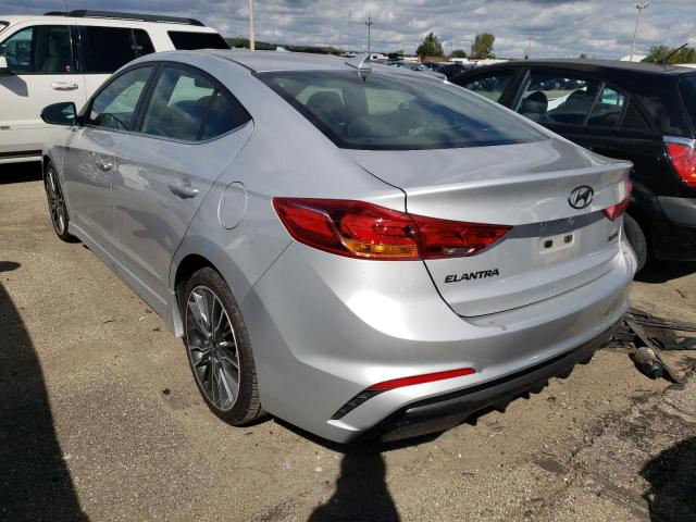 KMHD04LB5JU477129 - 2018 HYUNDAI ELANTRA SP SILVER photo 3