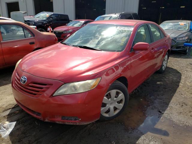 4T1BE46K98U214737 - 2008 TOYOTA CAMRY CE RED photo 2