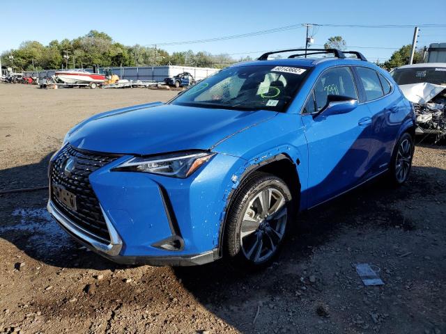 JTHP9JBH6N2060050 - 2022 LEXUS UX 250H BA BLUE photo 2