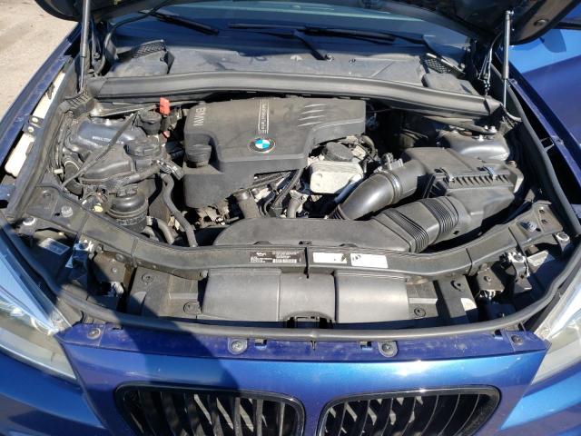 WBAVL1C55DVR84911 - 2013 BMW X1 XDRIVE2 BLUE photo 7