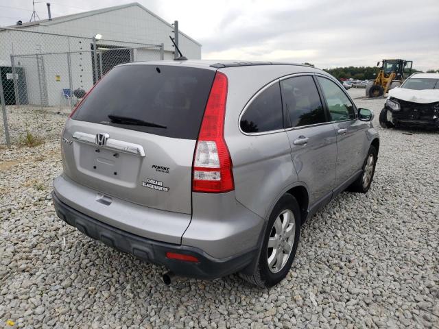 JHLRE487X7C075723 - 2007 HONDA CR-V EXL SILVER photo 4