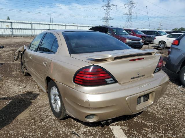 1G2NF52E93C333394 - 2003 PONTIAC GRAND AM S GOLD photo 3