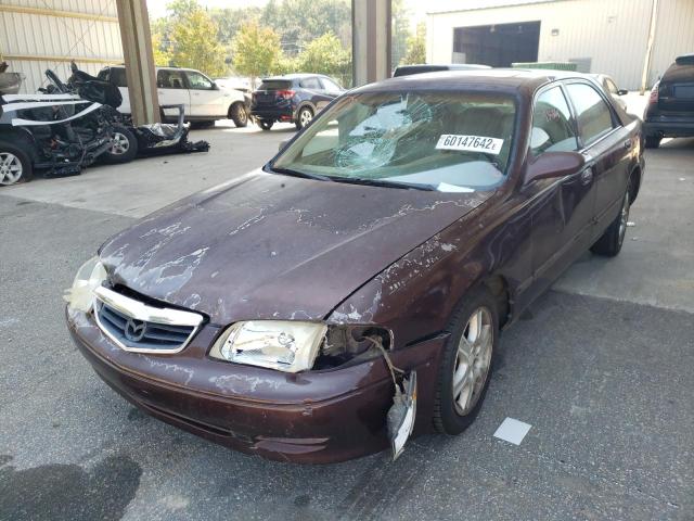 1YVGF22D115249091 - 2001 MAZDA 626 ES BROWN photo 2