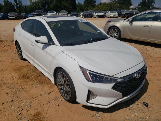 KMHD04LB1KU860034 - 2019 HYUNDAI ELANTRA SP WHITE photo 1